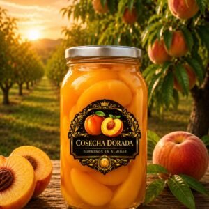 Frasco de durazno en almíbar 460ml