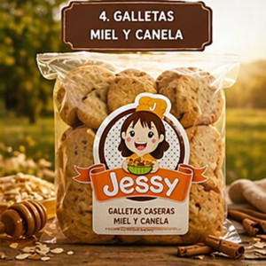 Galletas de miel y canela